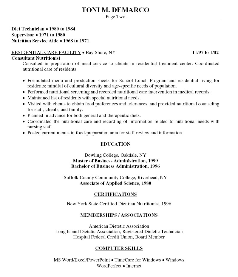 hospital food service resume samples williamson ga us resume sample for food service