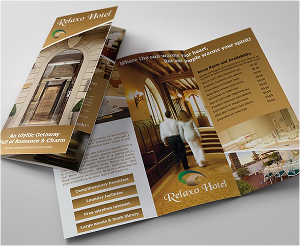hotel brochure template
