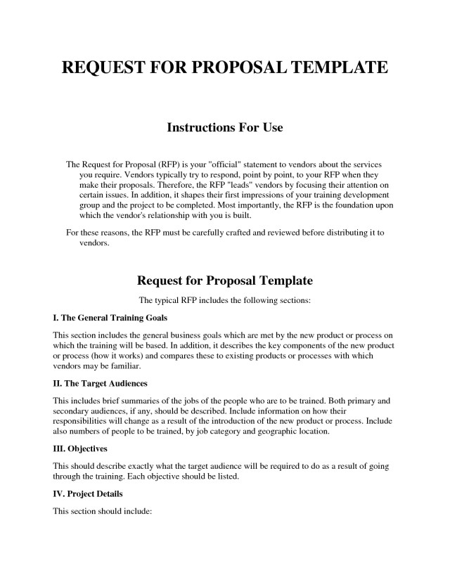 request for proposal example principal depict template hzfmi 9 ot