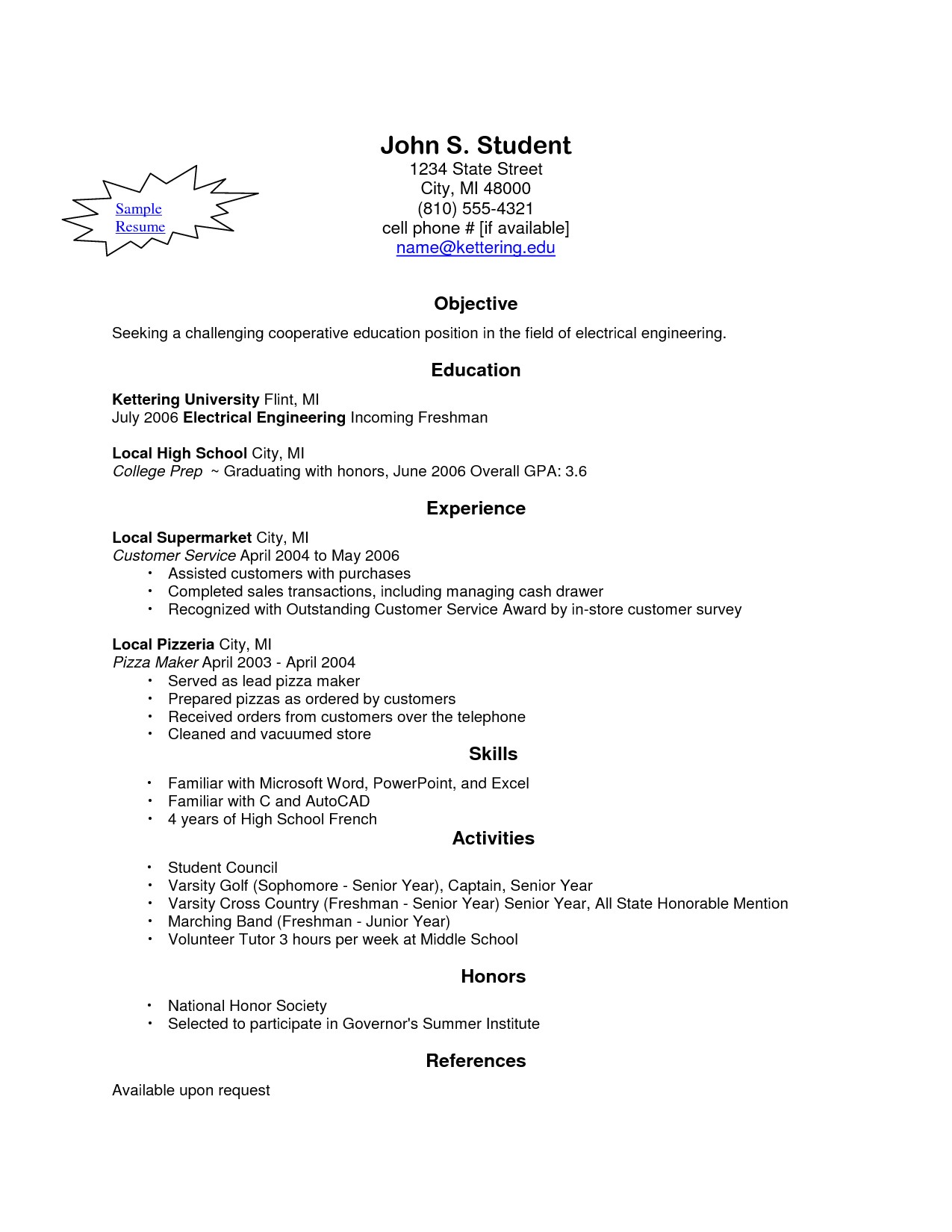 build my own resume for free