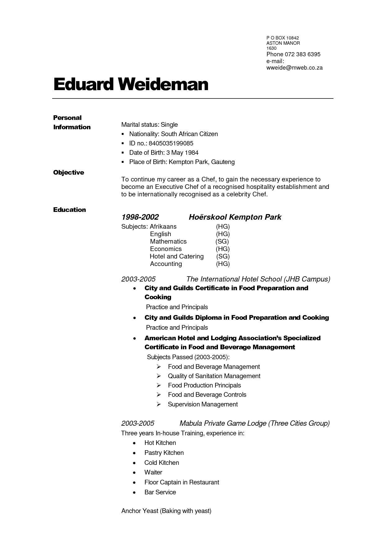 how to create your own resume template