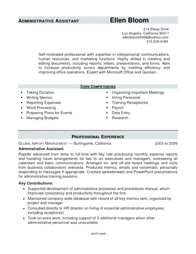 resume objective examples human resources job