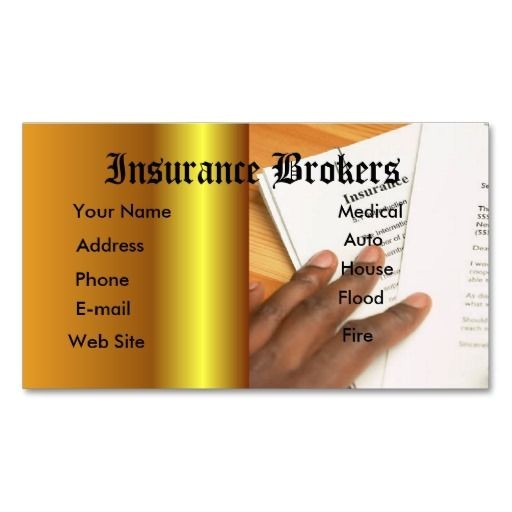 auto insurance business cards