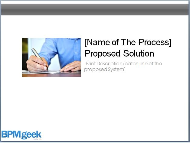 bpm solution proposal template free download