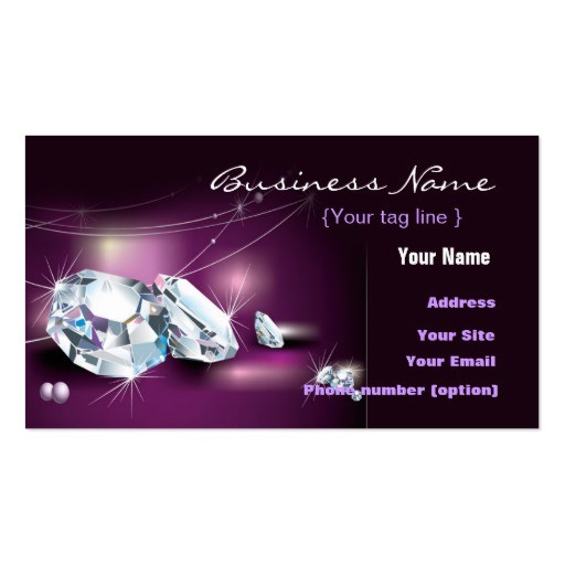 business cards custom jeweler jewelry designer card