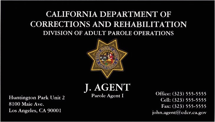 federal law enforcement business cards templates