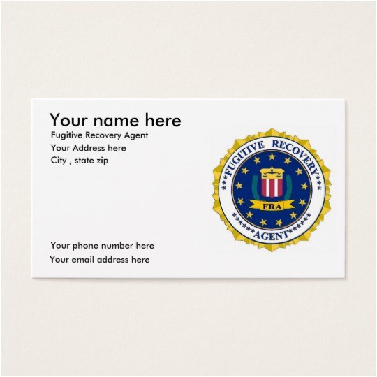 law enforcement business cards