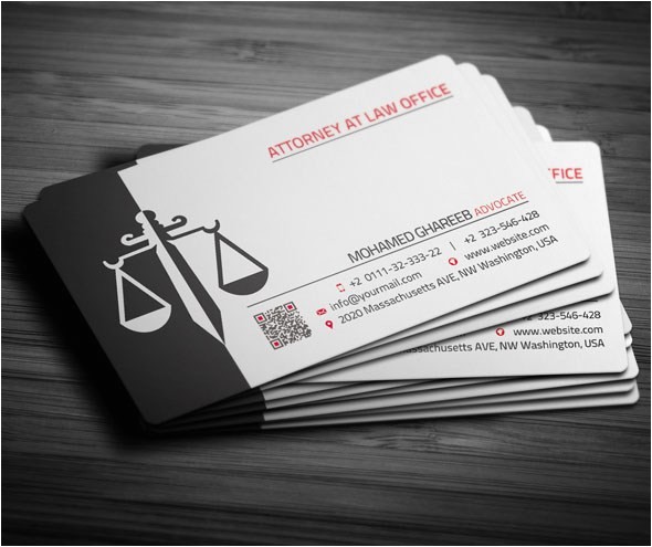 lawyer business card template