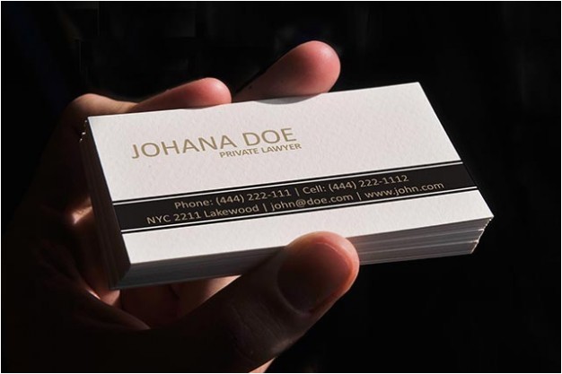 white lawyer business card template 718807