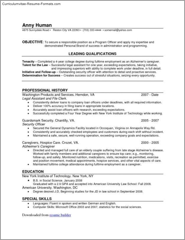 create your own resume template