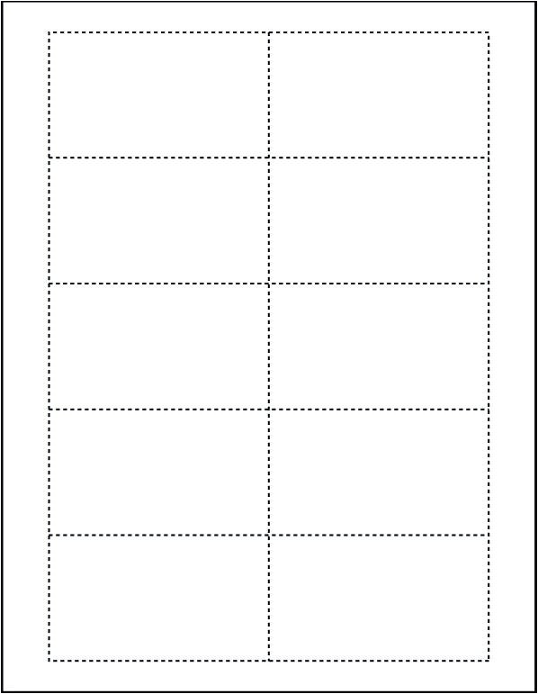 blank business card template microsoft word