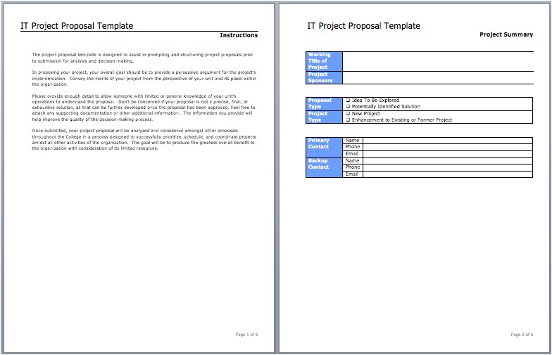 microsoft word template business proposal