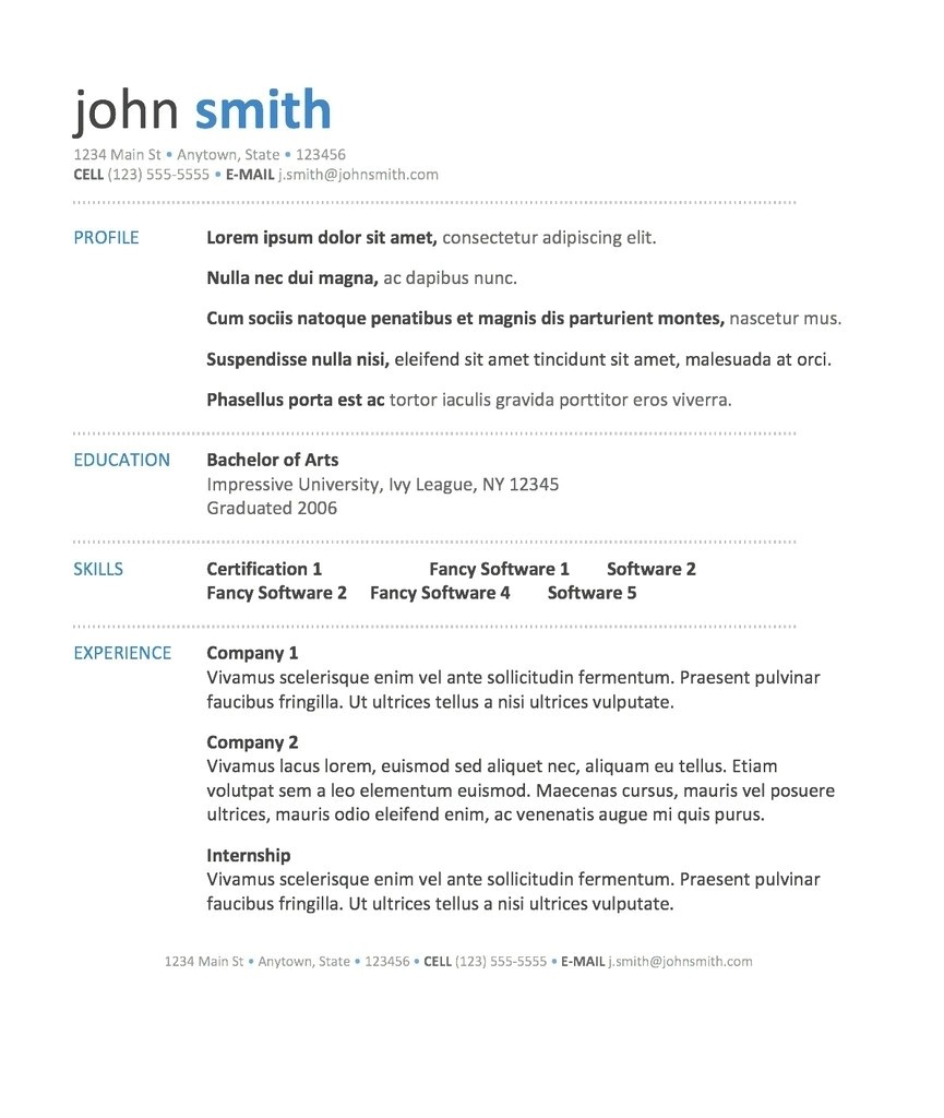 Microsoft Word Resume Templates 2018 Free Free Resume Template Microsoft Word 2018 World Of Reference