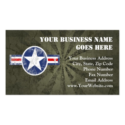 army businesscards