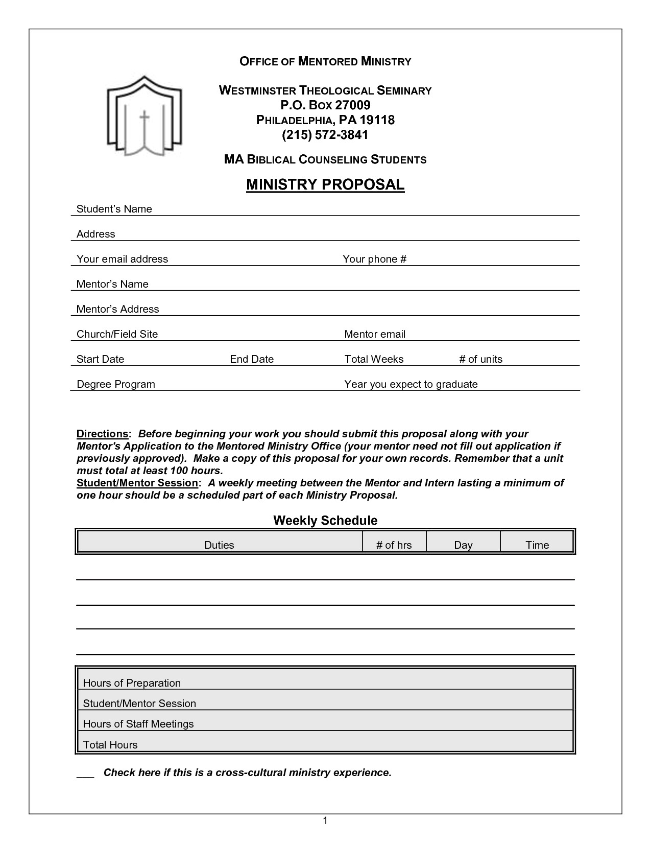 post church event proposal template 59873