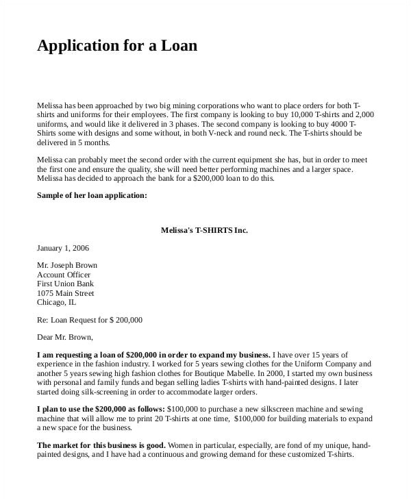 loan proposal template