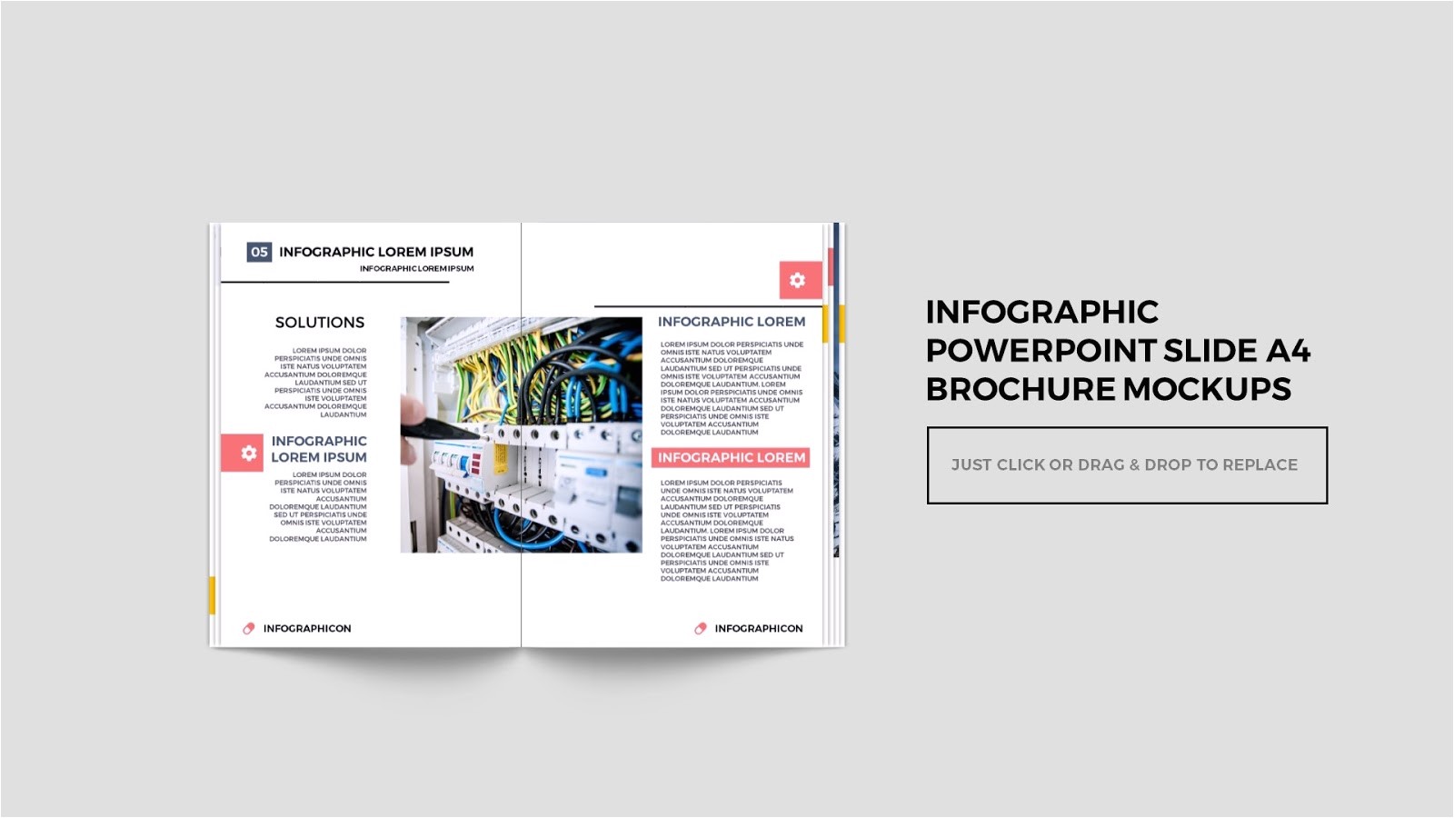 infographic multi page brochure