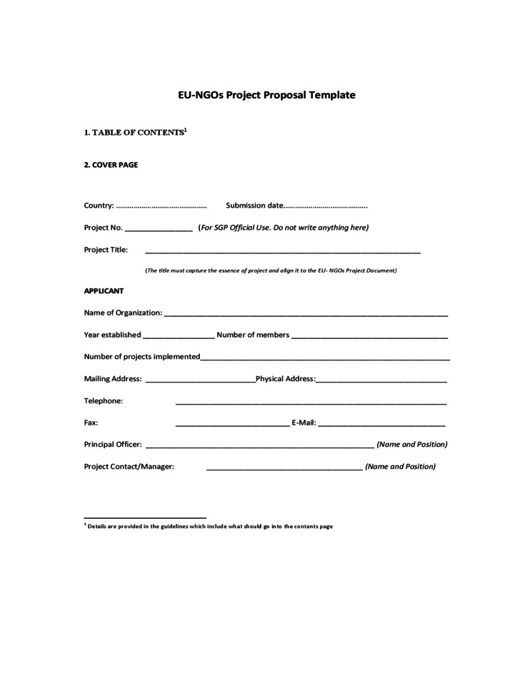project proposal template 2