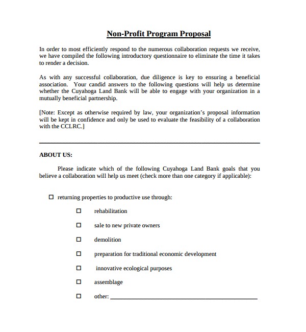template for project proposal