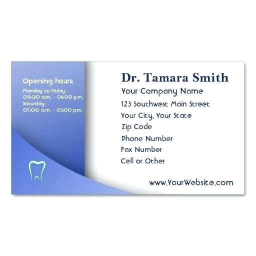 business card office template