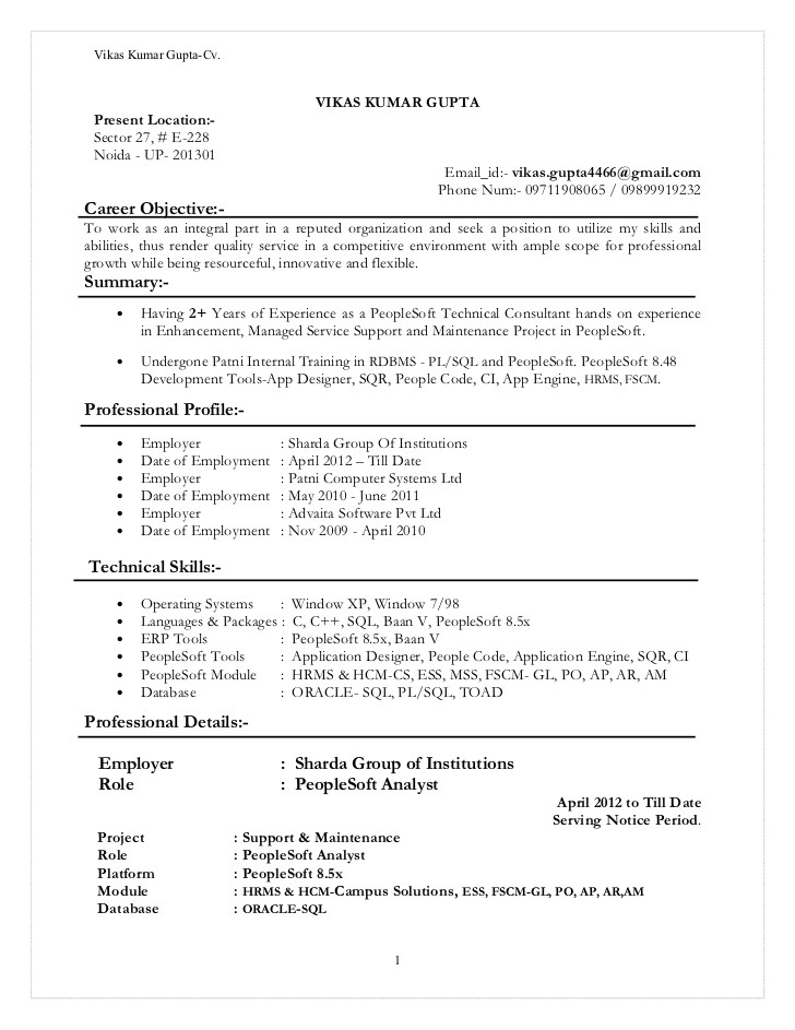 Peoplesoft Hrms Resume Sample 1 Peoplesoft Hrms Resume Sample Peoplesoft Hrms Functional Consultant Resume Resume Ideas