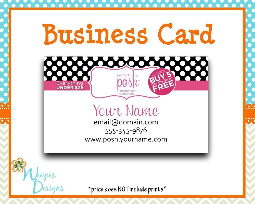 Perfectly Posh Business Card Template Perfectly Posh Business Card Direct Sales by Weeziesdesigns