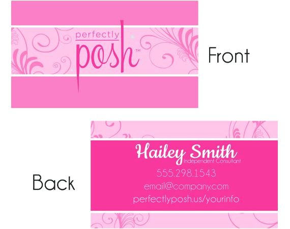 perfectly posh business card template