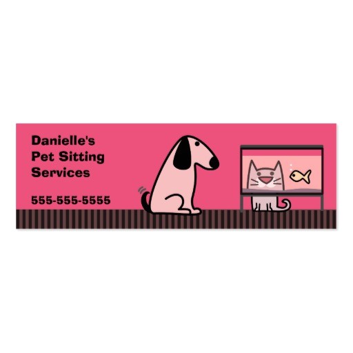 pet sitter dog cat business card templates 240771607829448553
