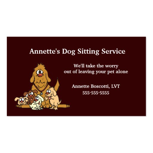 pet sitting dog babysitter business card template 240815987280459122
