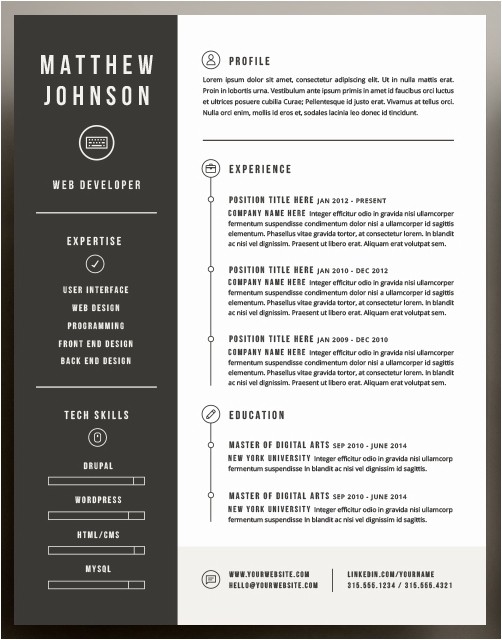 beautiful resume templates