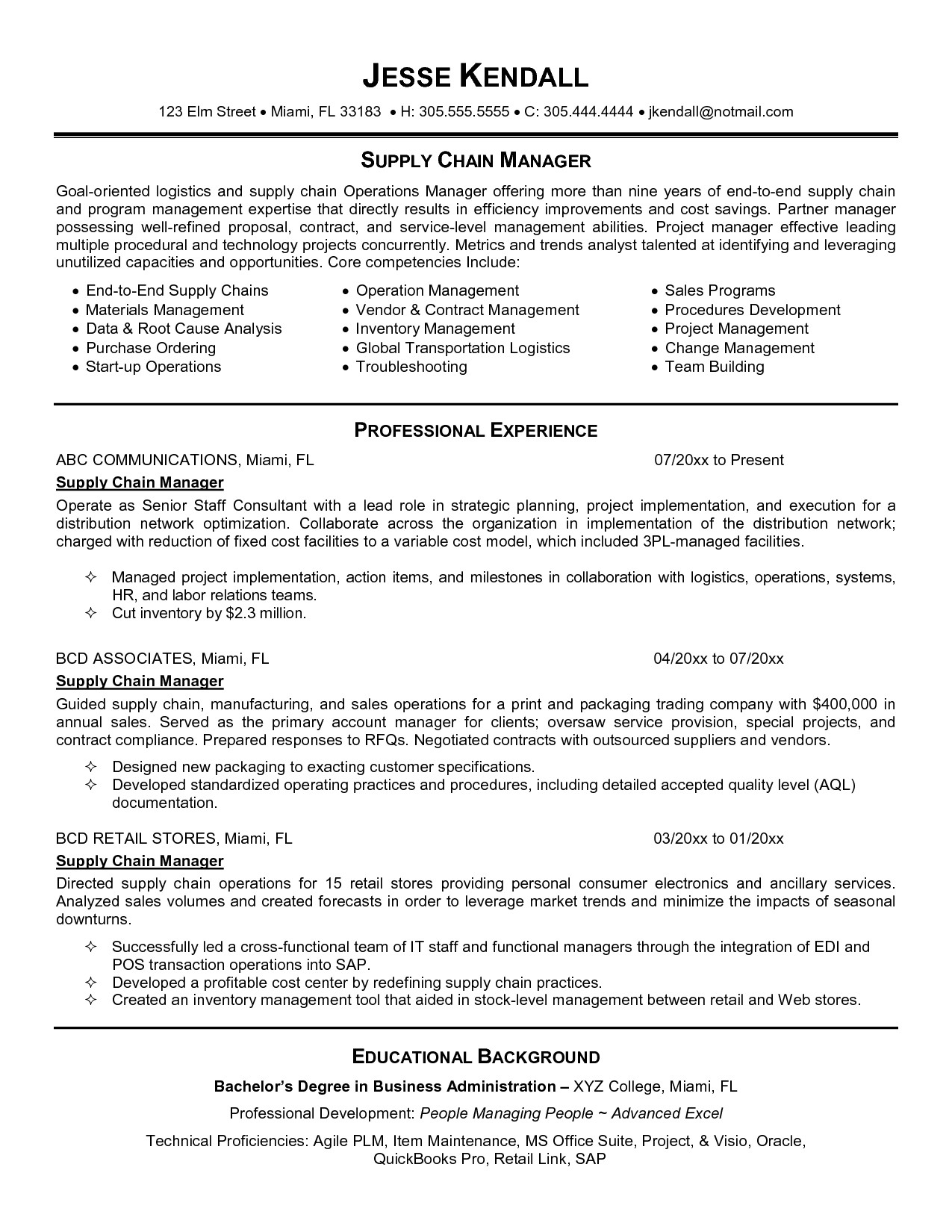 campaign manager resume sample