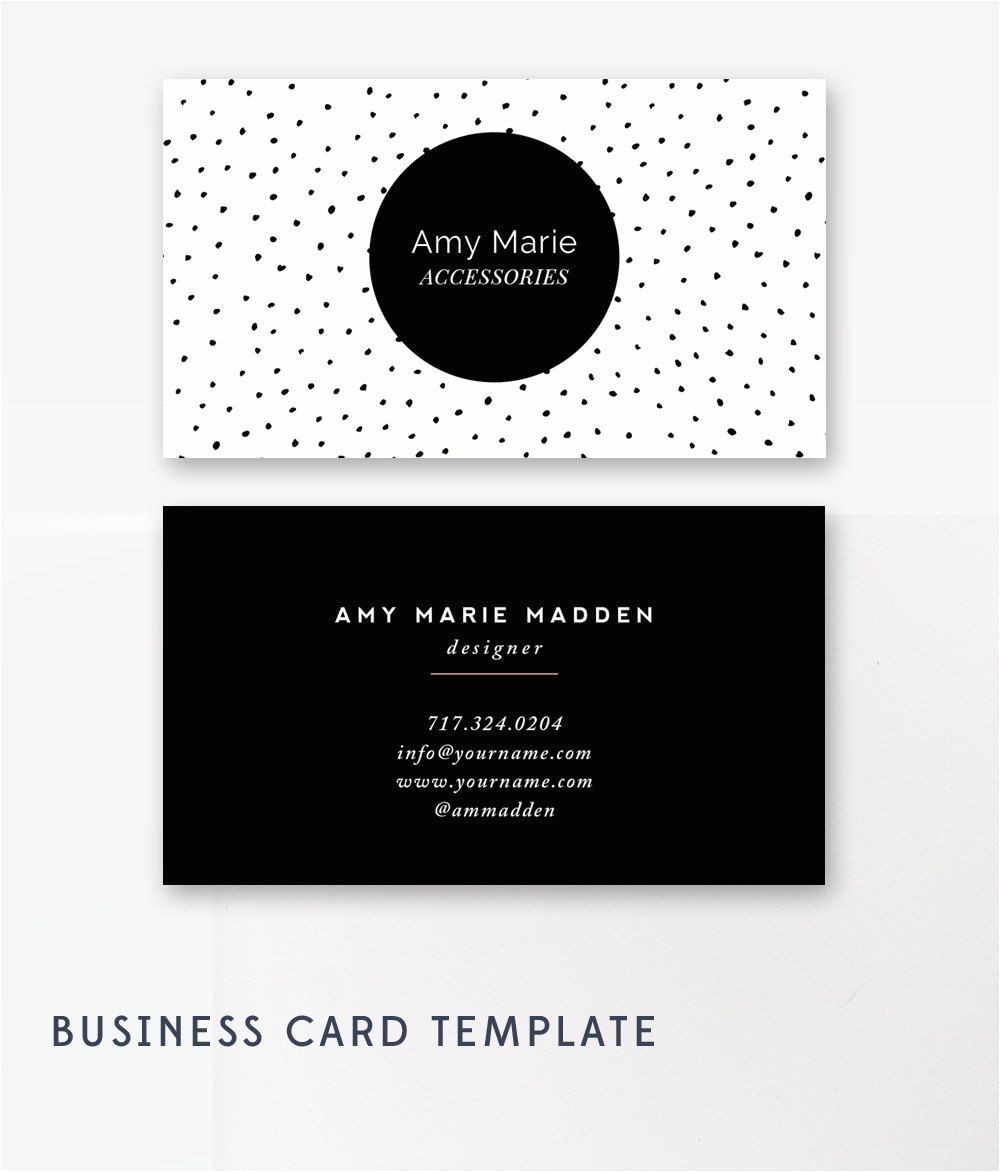 Polka Dot Business Card Templates Free Moo Business Cards Template Business Card Design