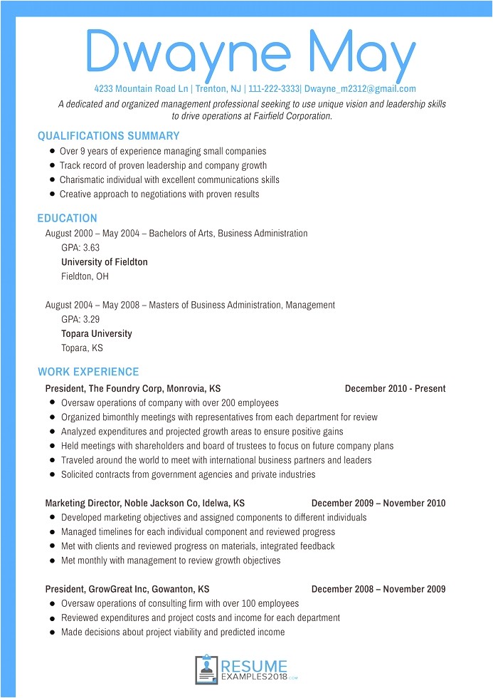 Popular Resume Templates 2018 Marketing Resume Examples 2018 Gentileforda Com