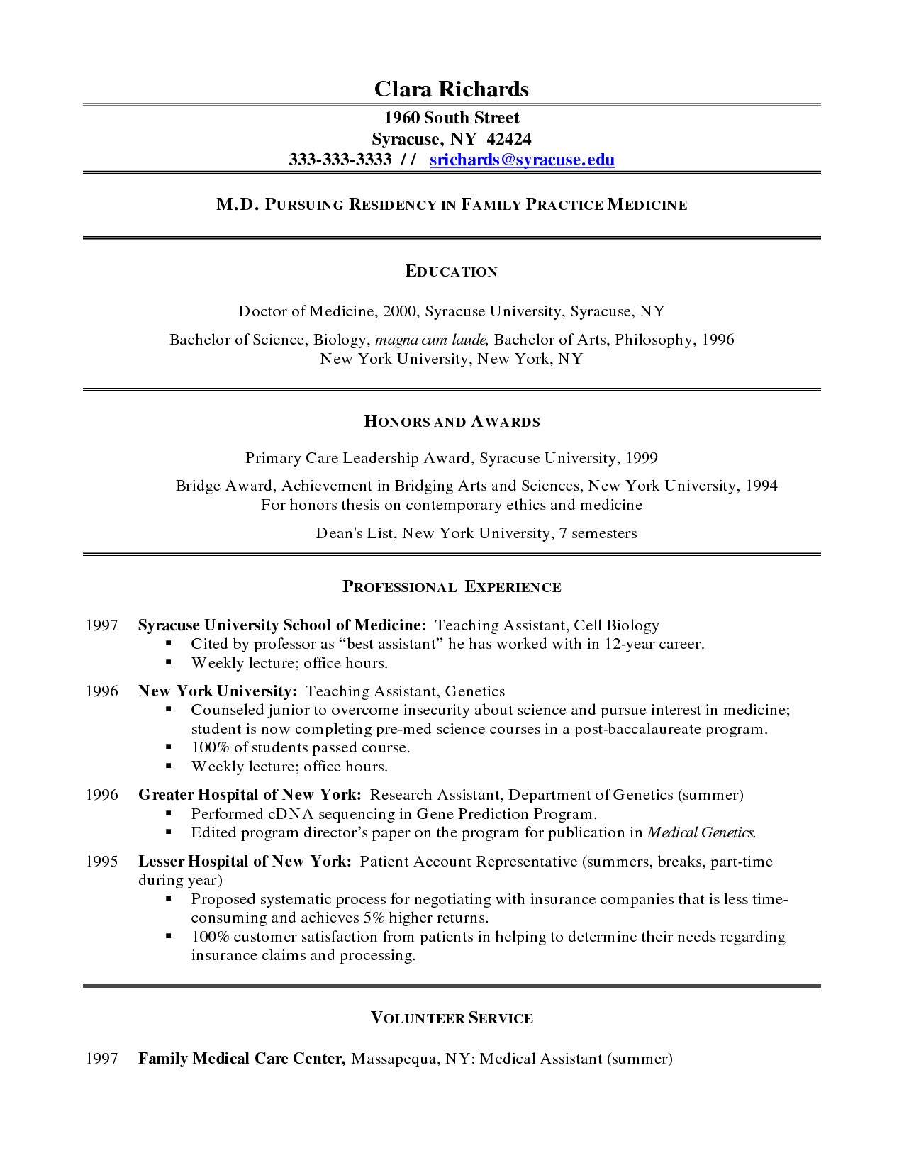Pre Med Student Resume Sample Premed Student Resume Resume Template 2018