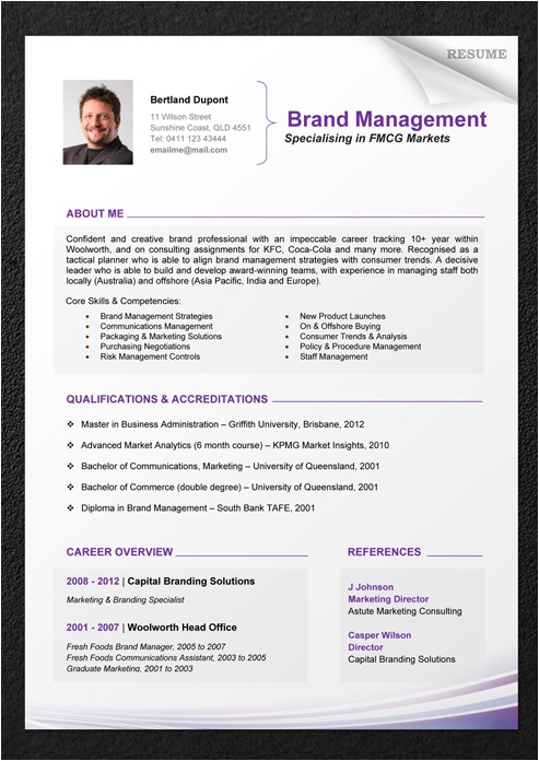professional resume template download 4374