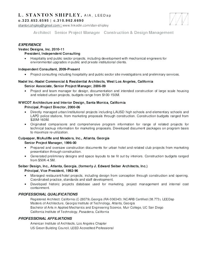 Project Architect Resume Sample Project Architect Resume Sample Megakravmaga Com