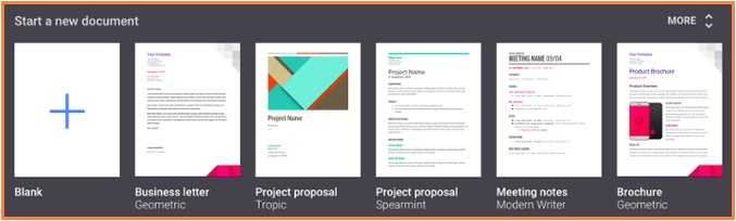 3 google docs project proposal template