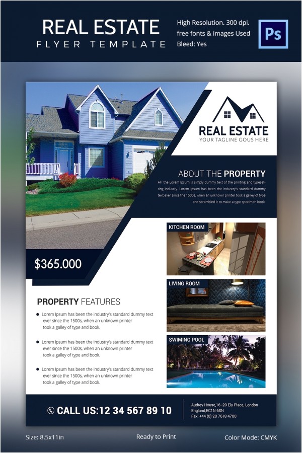 real estate flyer templates