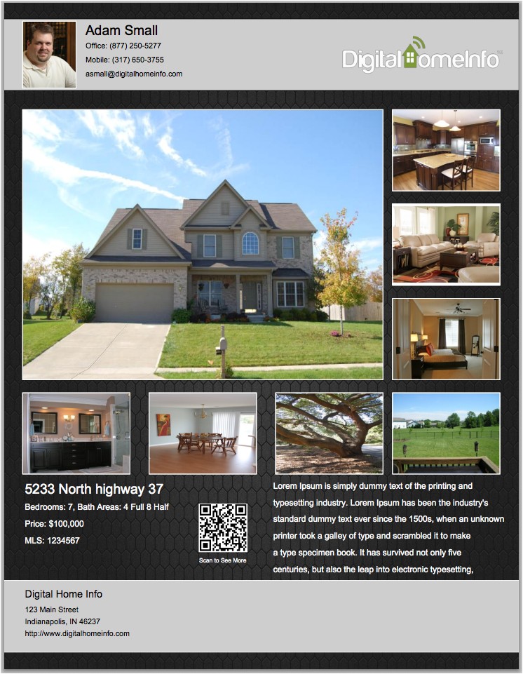Real Estate Listing Brochure Template 13 Real Estate Flyer Templates Excel Pdf formats