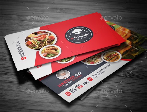 restaurant business card