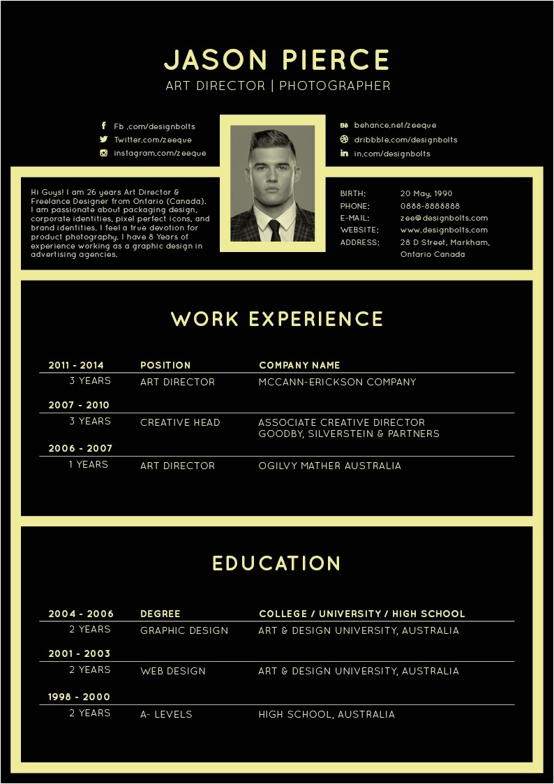 50 beautiful free resume cv templates in ai indesign psd formats you would love to grab