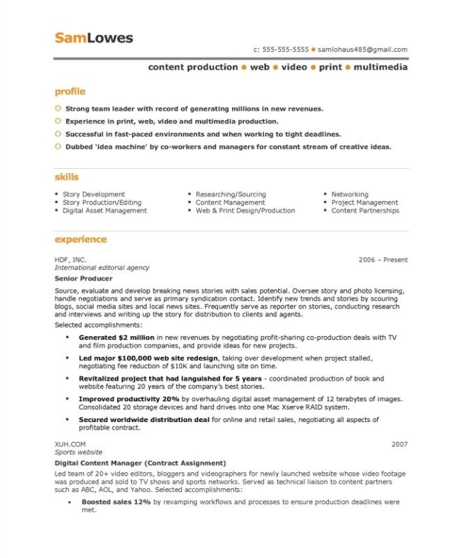 resume for retired person sample