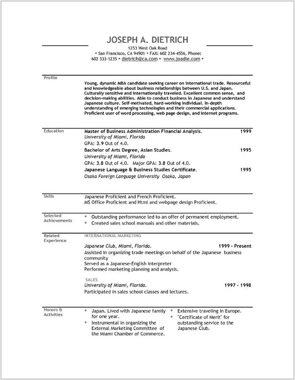 10556 free resume templates australia download