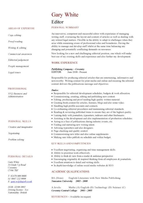Resume Template Editor Classic Resume Template Template Business