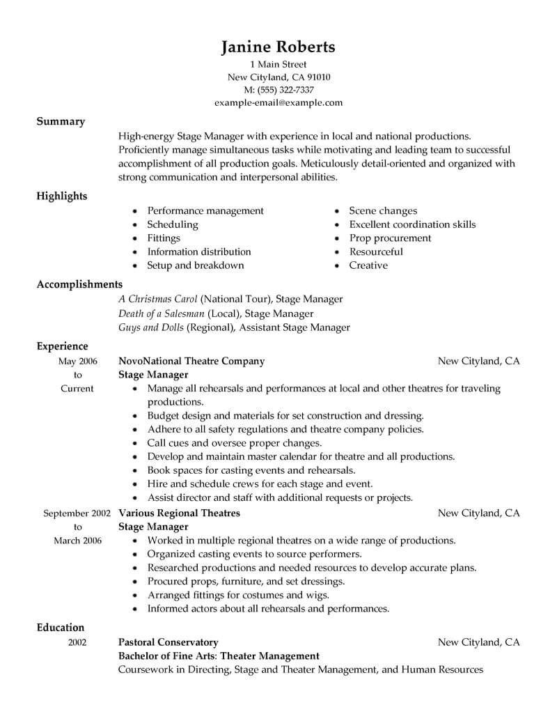 Resume Template for Supervisor Position Supervisor Resume Sample Supervisor Resumes Livecareer