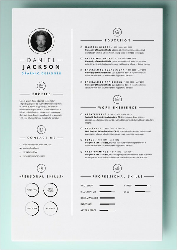 resume templates for mac