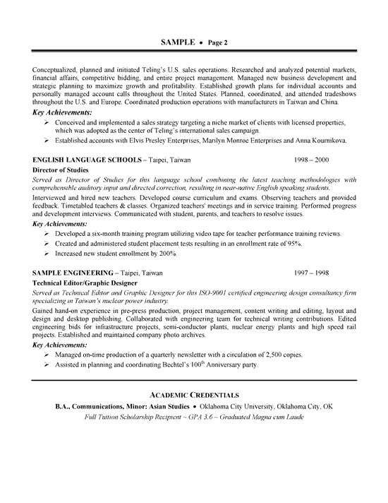 product manufacturing resume example
