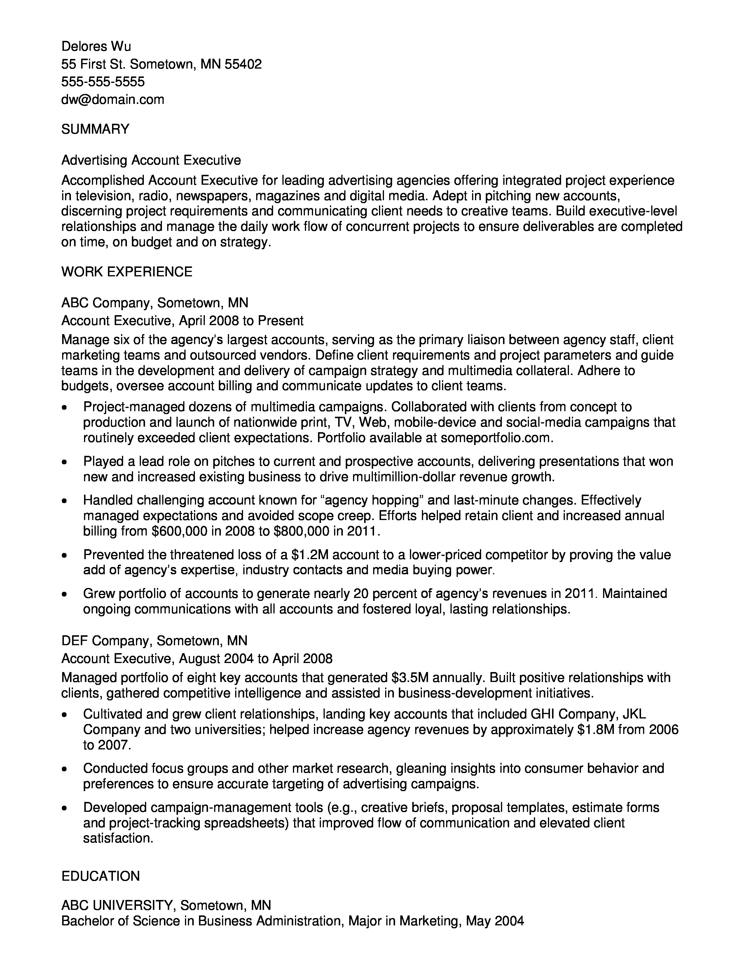 example of resume objective for sociology major