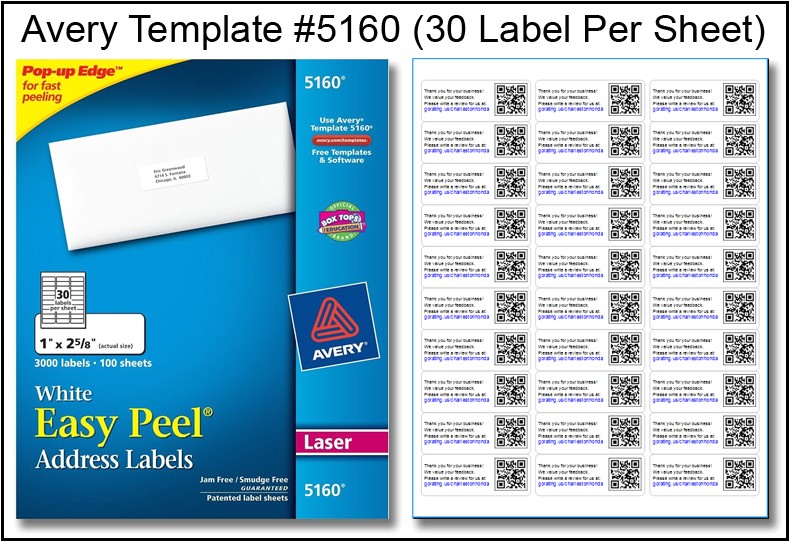 template for address labels 30 per sheet