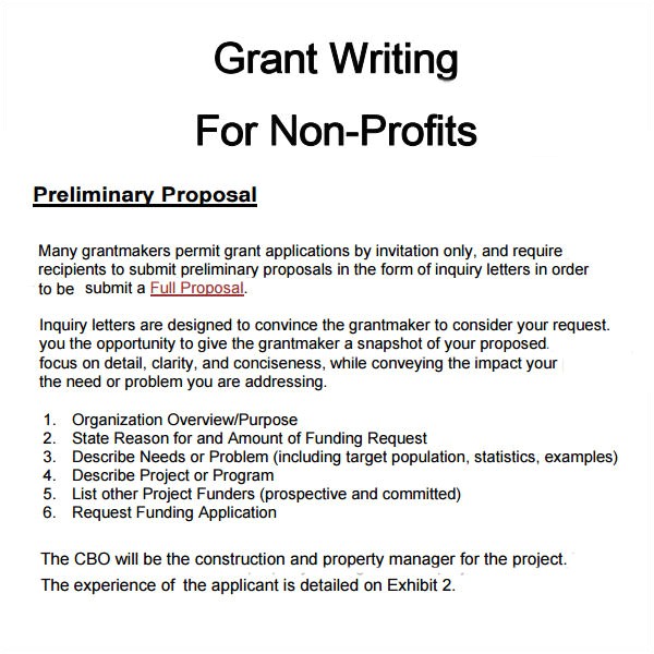 writing a business plan for a non profit